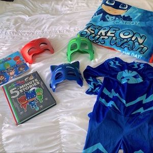 PJ Masks Book and Costume Bundle